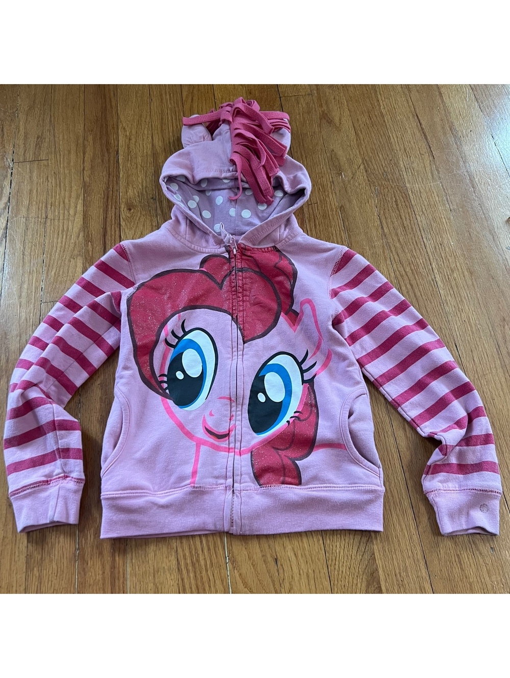 My little pony pinkie pie scene zip up hoodie